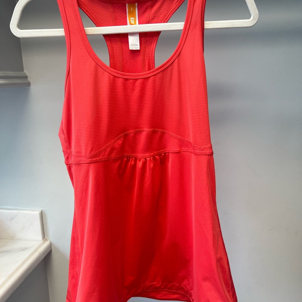 Lucy Orange drawstring tank Size Small